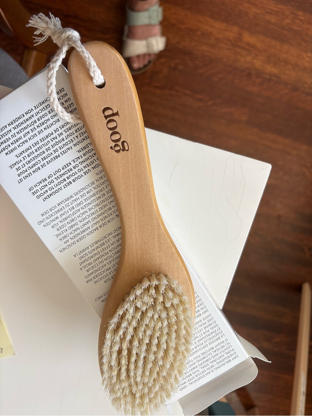 Goop dry brush